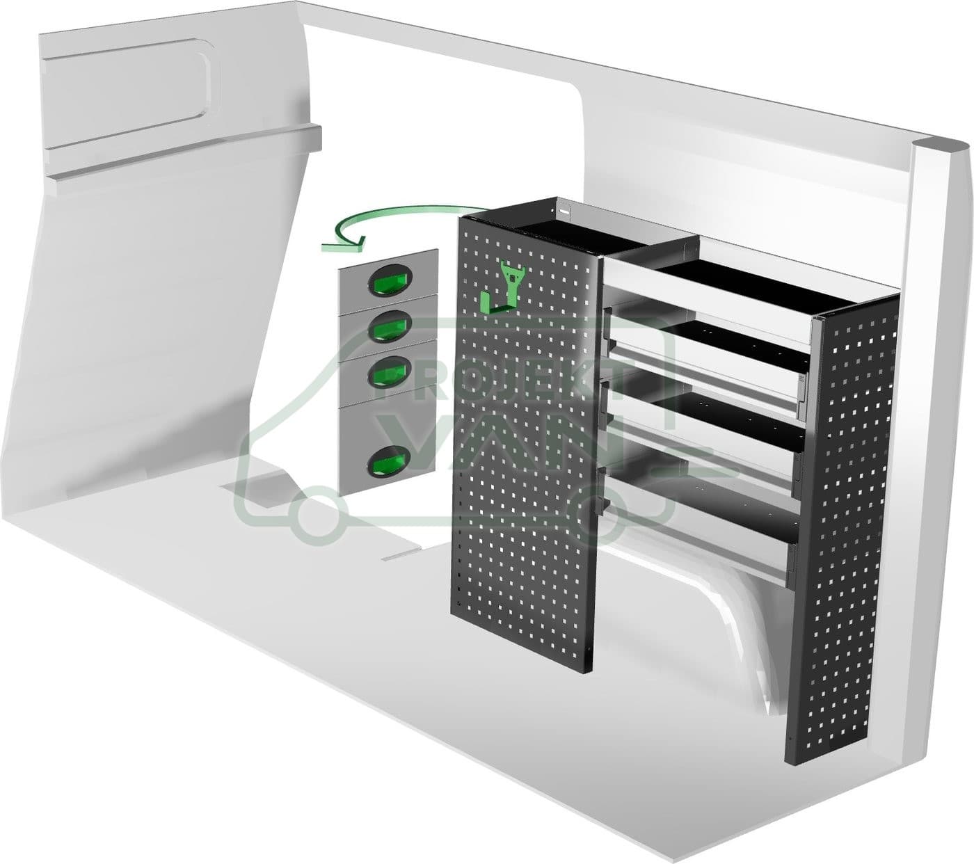 Zestaw modułów 1107 × 300 × 1000 mm — Edström (F40843)