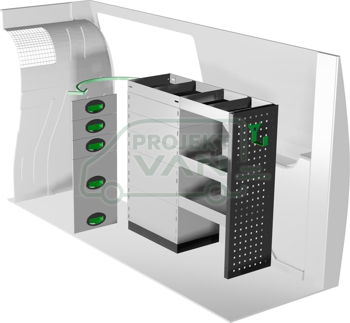 Zestaw modułów 895 × 300 × 890 mm — Edström (F41131)