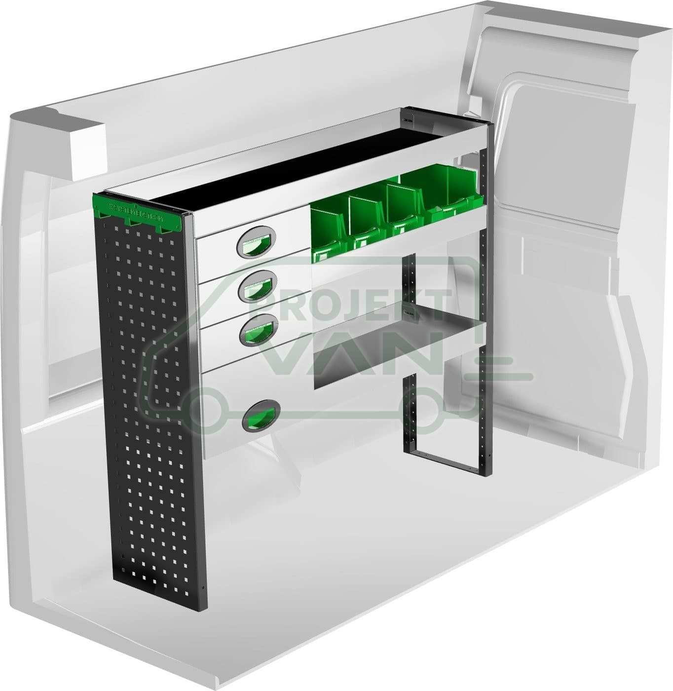 Zestaw modułów 1149 × 300 × 1000 mm — Edström (F42202)