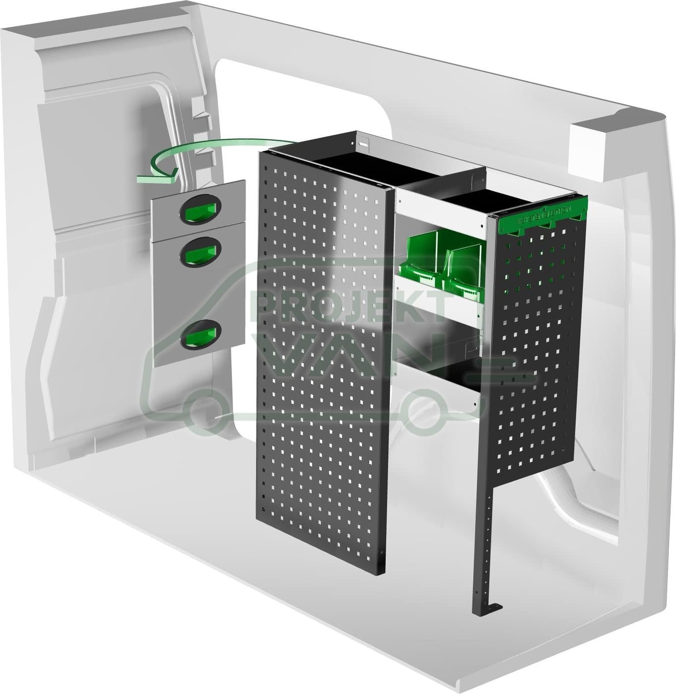 Zestaw modułów 804 × 300 × 1000 mm — Edström (F42203)