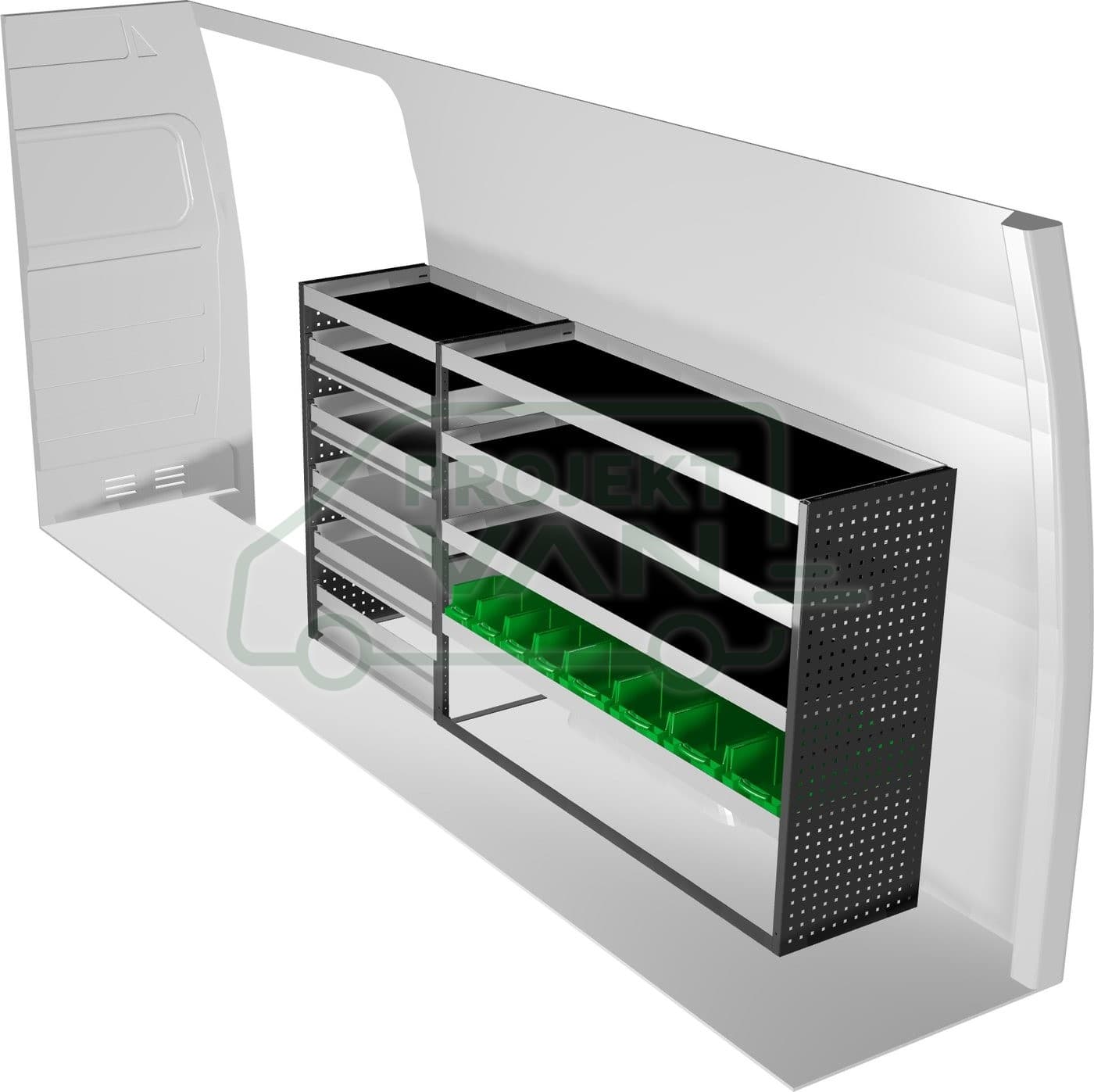 Zestaw modułów 2450 × 470 × 1220 mm — Edström (F45007) — widok 1