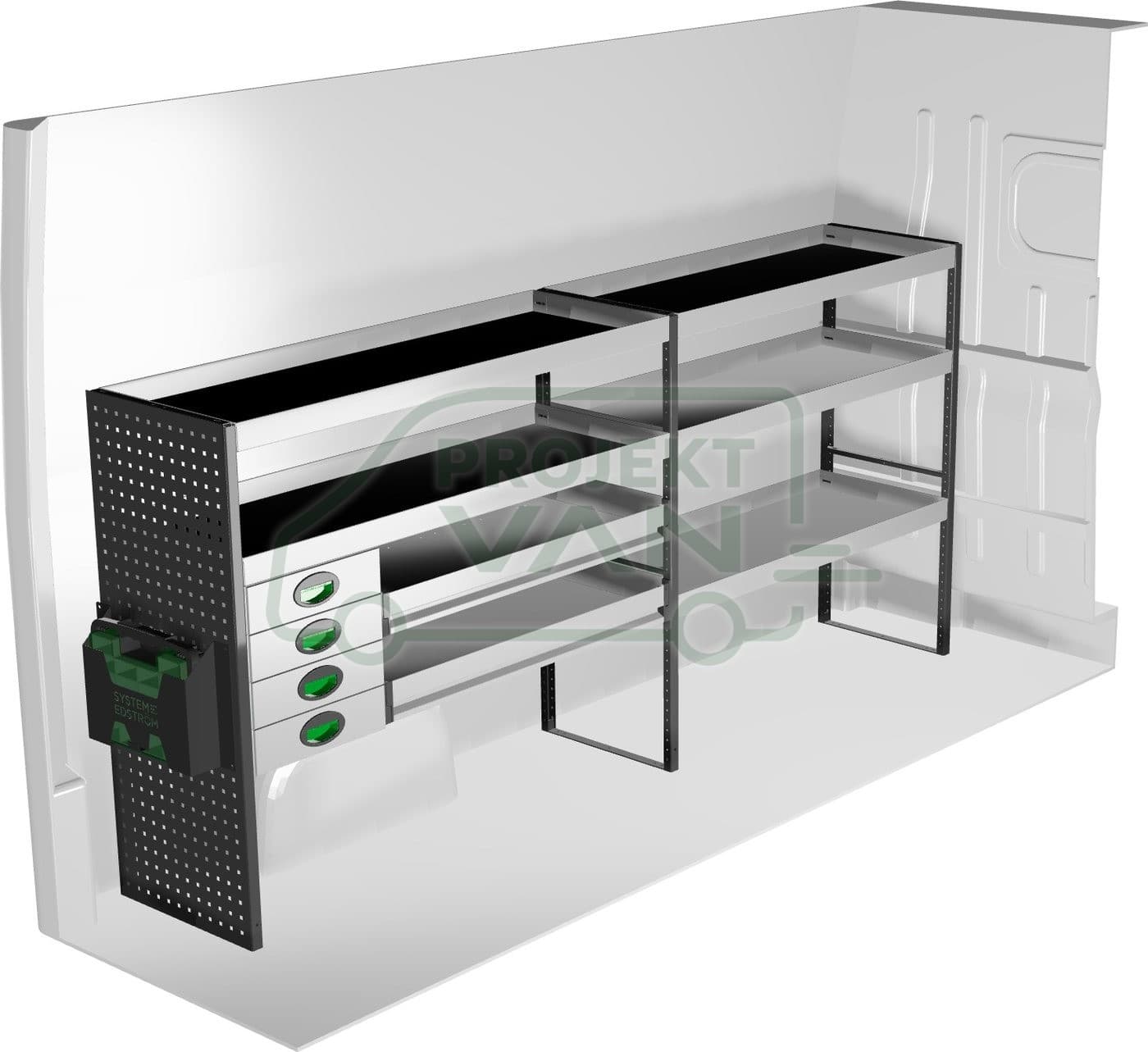 Zestaw modułów 2747 × 470 × 1220 mm — Edström (F45042) — widok 1