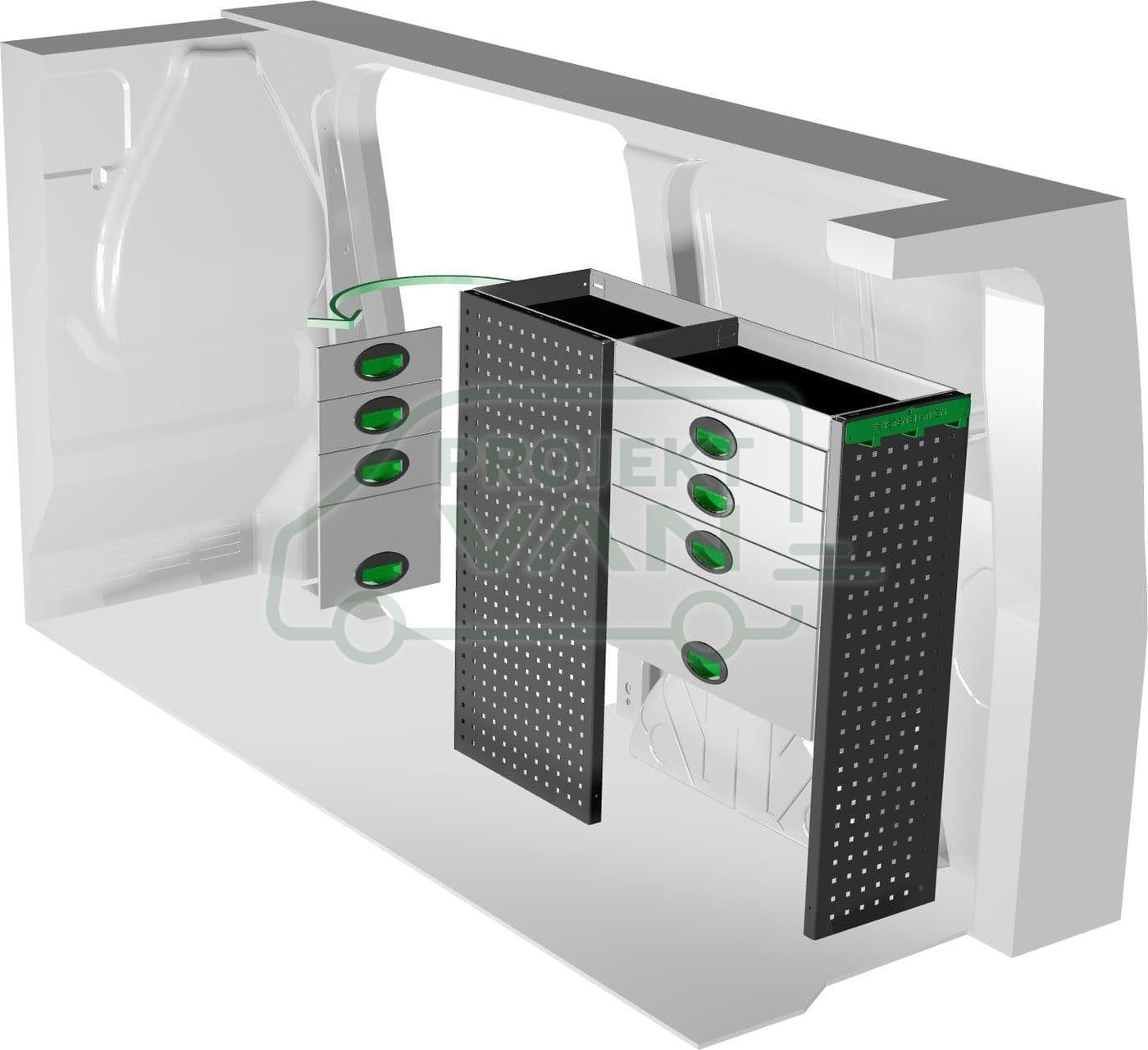 Zestaw modułów 1107 × 300 × 1000 mm — Edström (F49305)