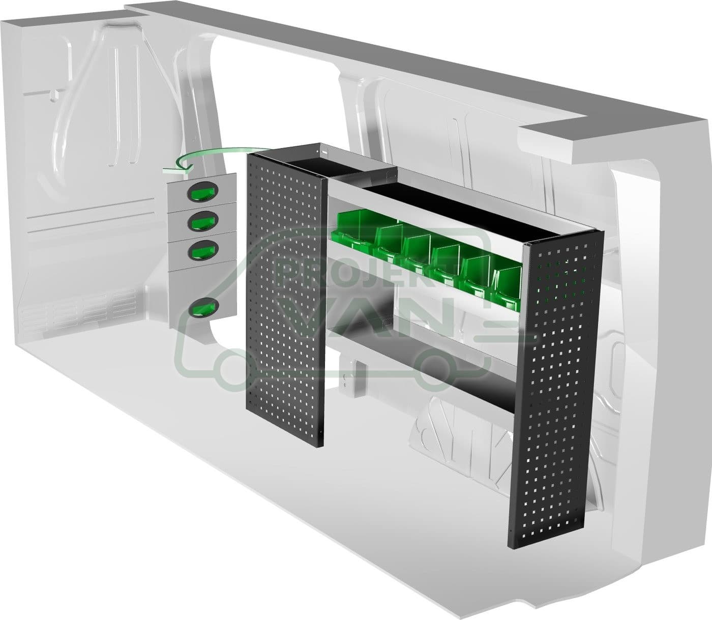 Zestaw modułów 1499 × 300 × 1000 mm — Edström (F49323)