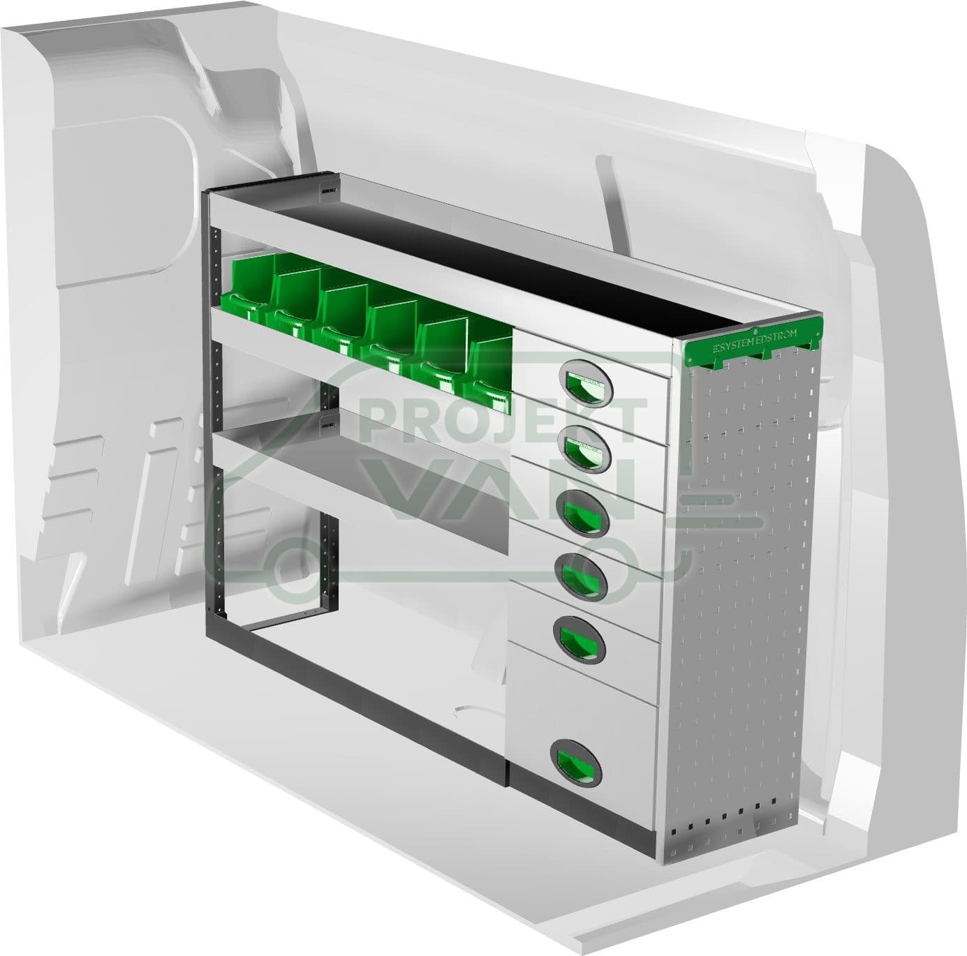 Zestaw modułów 1350 × 300 × 890 mm — Edström (F49354)