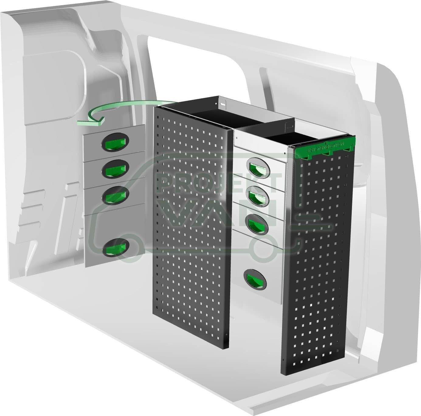 Zestaw modułów 804 × 300 × 890 mm — Edström (F49355)