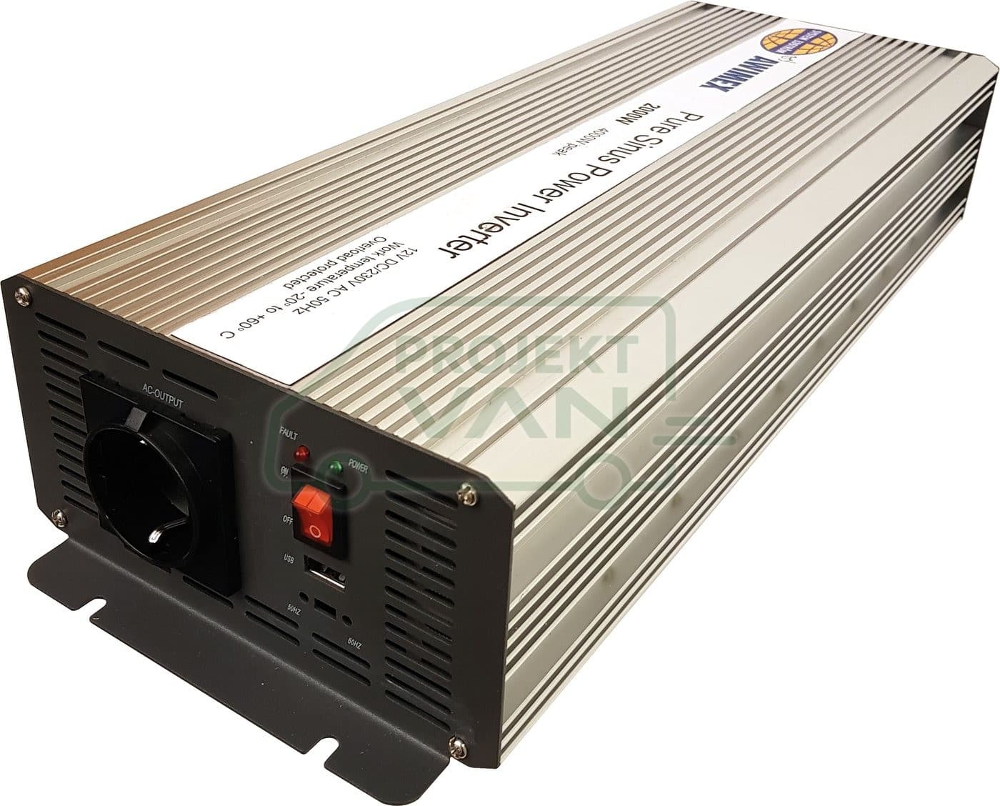 Przetwornica sinusoidalna 2000W 12V DC/230V AC 50 Hz (5432)
