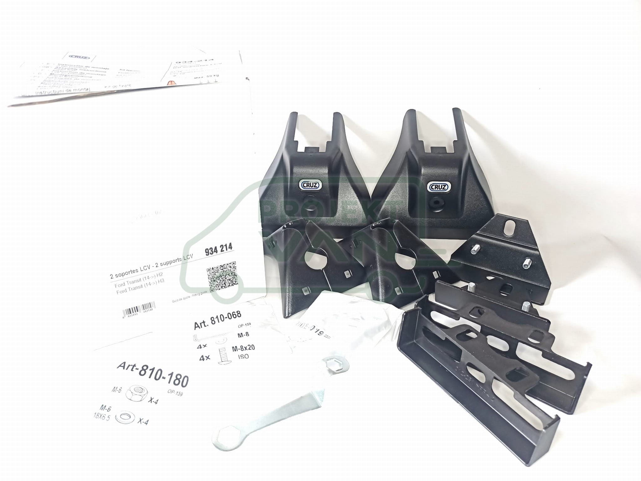 Aluminiowa belka bagażnika Ford Transit V ( 14- ) CRUZ AF1-158 — widok 3