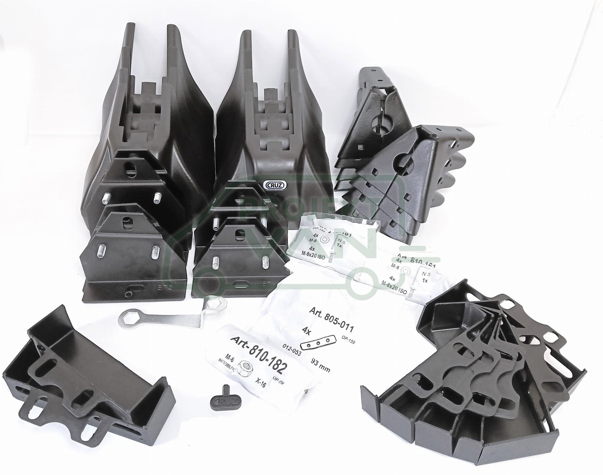 Platforma dachowa VW Crafter II / MAN TGE ( 17- ) L3H3 CRUZ EVO E34-158 — widok 5