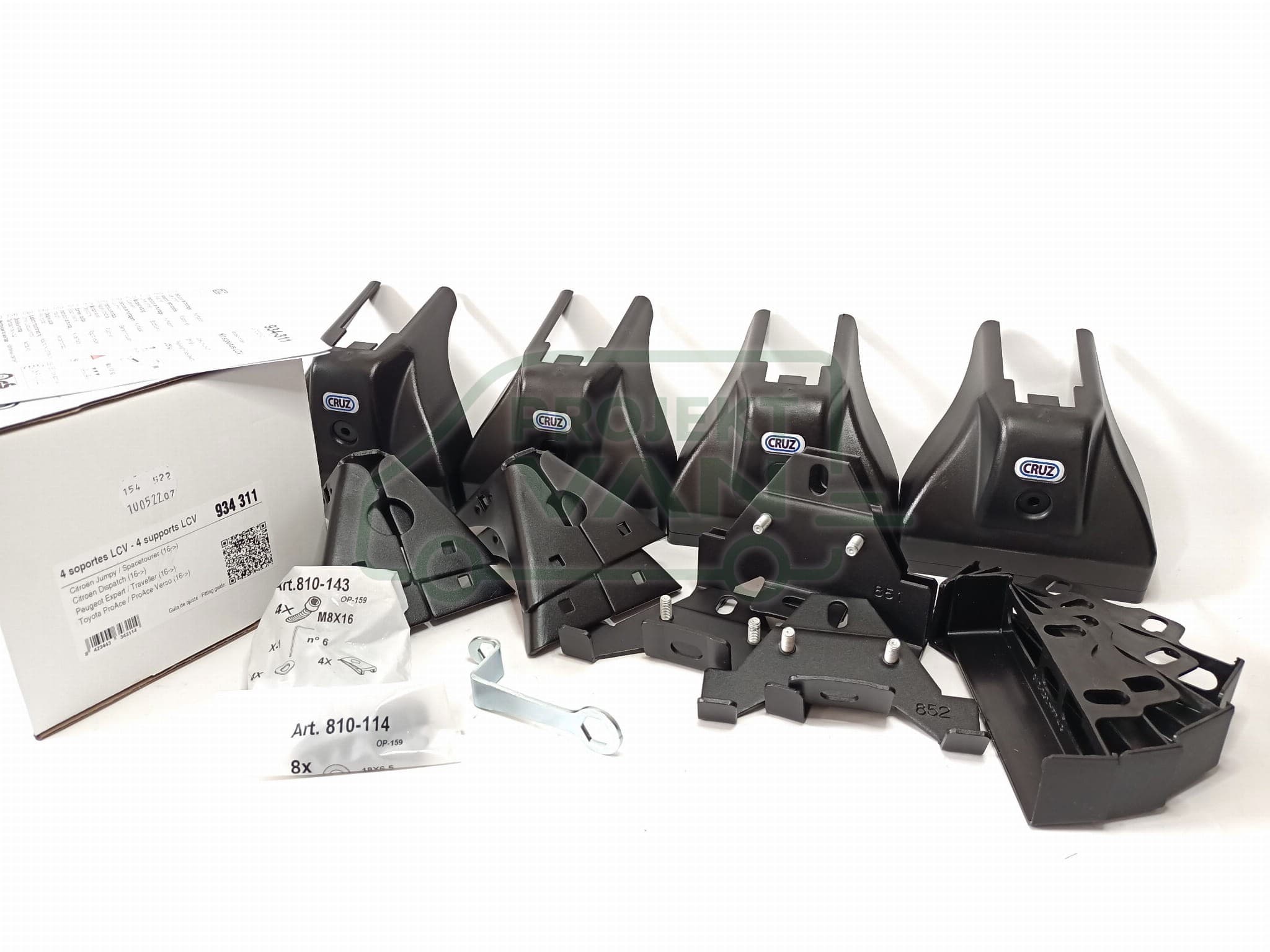 Bagażnik dachowy Opel Vivaro III / Zafira Life ( 19- ) / Fiat Scudo III ( 22- ) CRUZ DARK AF2-138 — widok 3