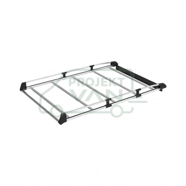 Aluminiowa platforma dachowa Citroen Jumpy III i Spacetourer / Peugeot Expert III i Traveller / Toyota ProAce II ( 16- ) L1H1 - 4 punkty montażowe CRUZ EVO RACK ALU A23-140 — widok 3
