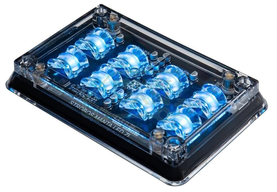 STROBOS LAMPA KIERUNKOWA LED MANTA 178 mm x 1 8x — widok 1