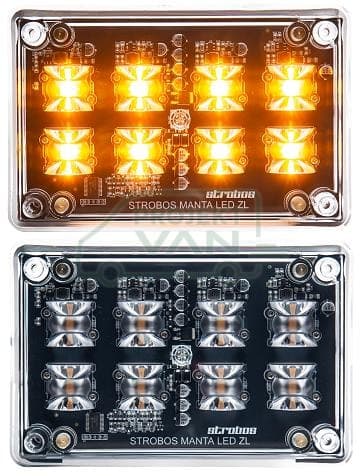STROBOS LAMPA KIERUNKOWA LED MANTA 178 mm x 1 8x — widok 3