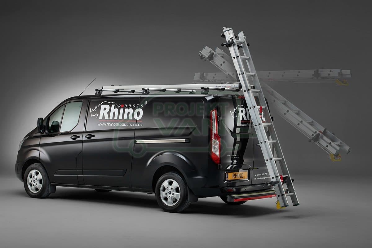 SafeStow4 2,2 m – system transportu drabin — widok 3