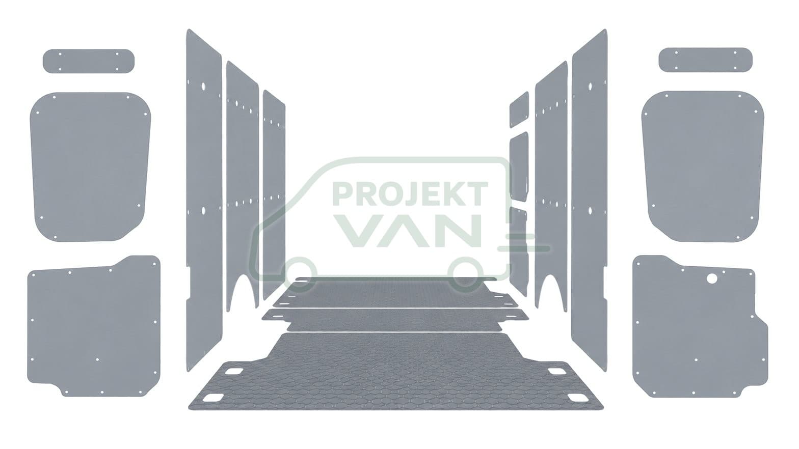 Podłoga ze sklejki z warstwą antypoślizgową – Szara – Iveco Daily 14 L2H1/H2 3520 — widok 4