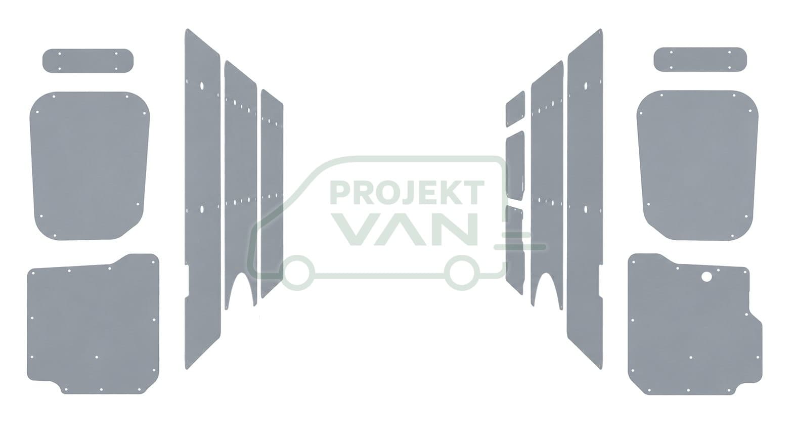 Okładziny boczne z plastiku ABS – Iveco Daily 14 L1H1 3000 7,3 m3