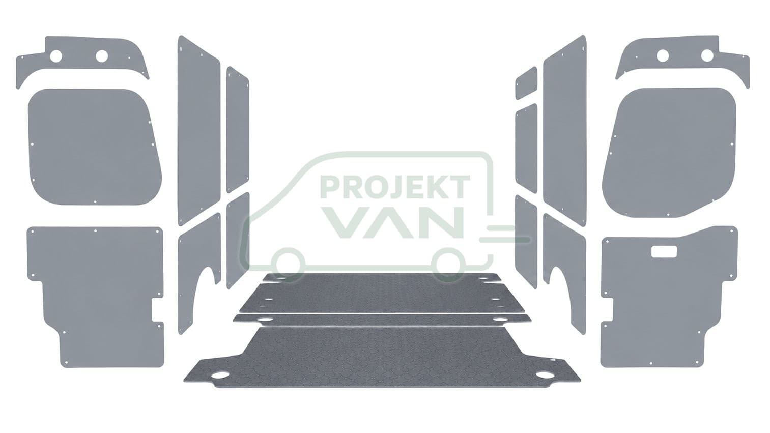 Podłoga ze sklejki z warstwą antypoślizgową – Szara – Renault Master XDD L3H2 4213 — widok 5