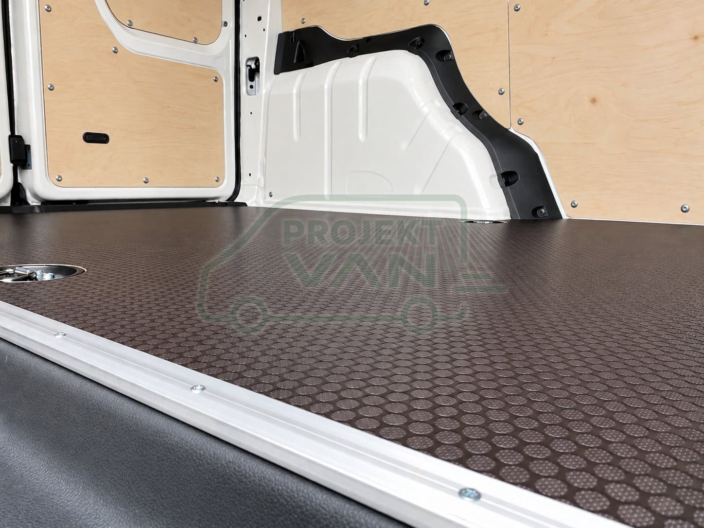 Podłoga ze sklejki z warstwą antypoślizgową – Brązowa – VW Caddy 5 L1 2755 — widok 4