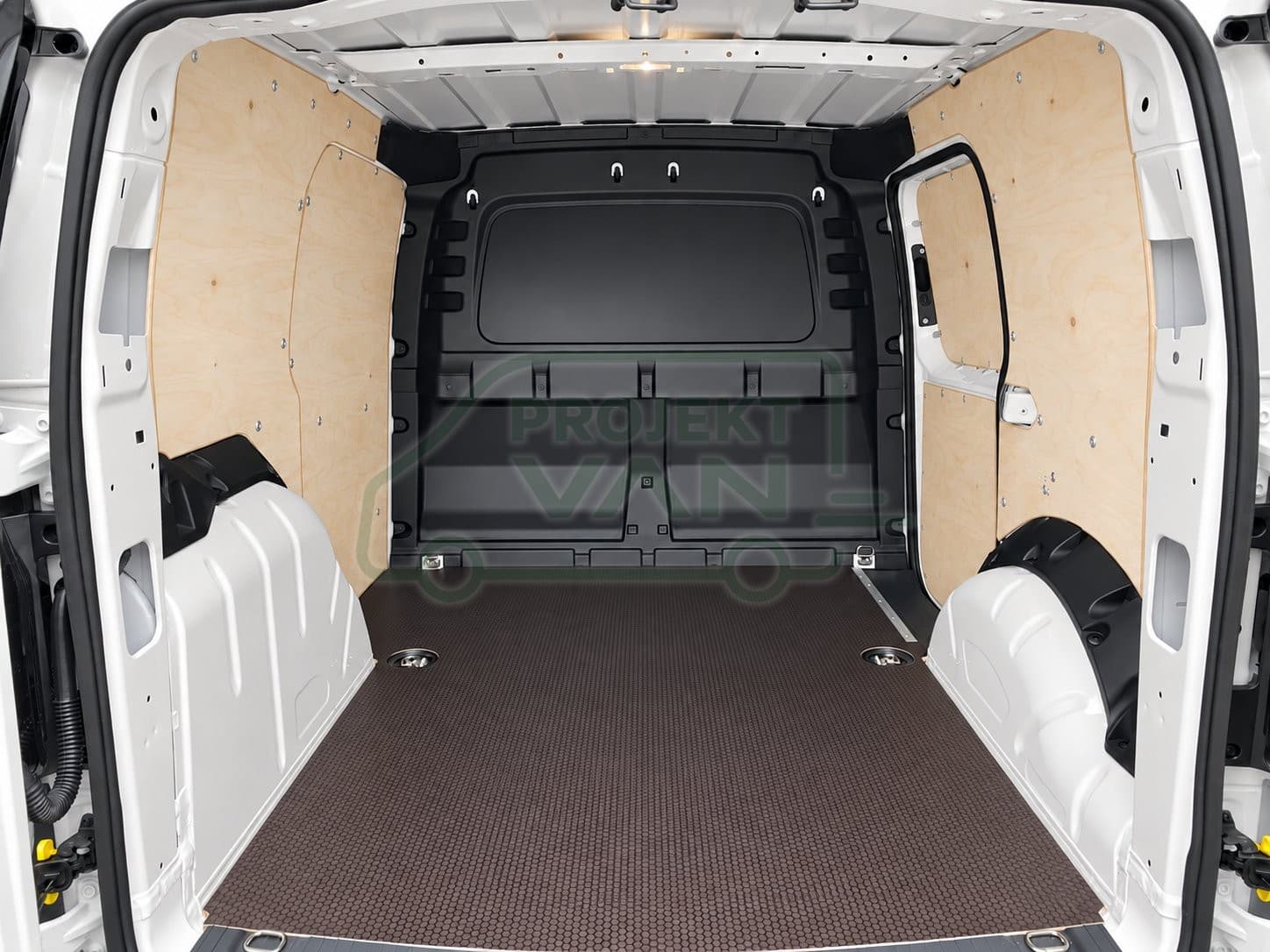 Podłoga ze sklejki z warstwą antypoślizgową – Brązowa – VW Caddy 5 L1 2755 — widok 5