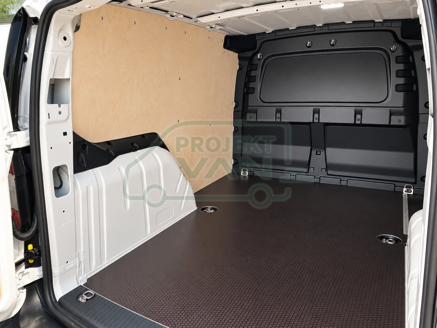 Podłoga ze sklejki z warstwą antypoślizgową – Brązowa – VW Caddy 5 L2 — widok 3