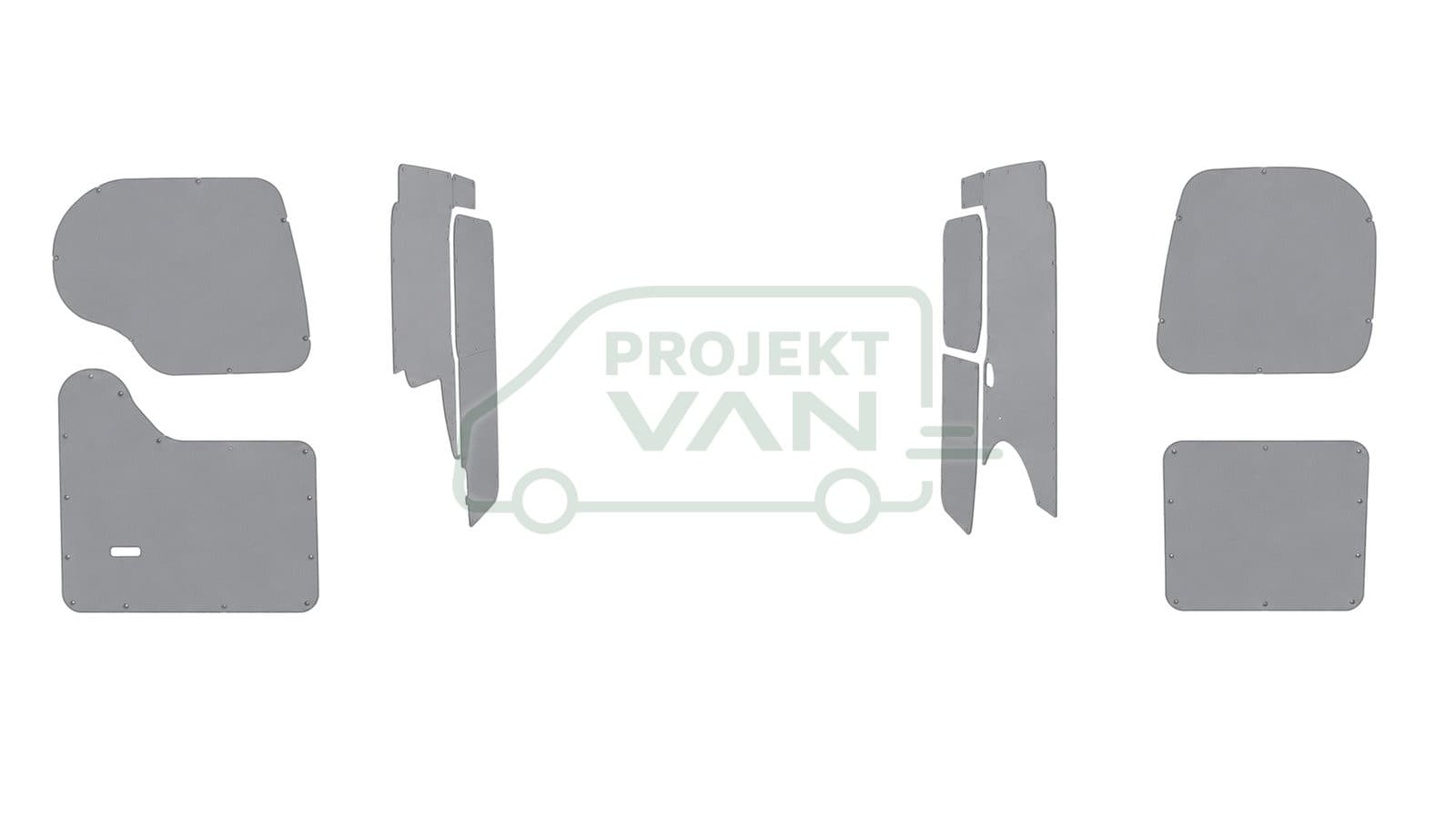 Okładziny boczne z plastiku ABS – VW Caddy 5 L1 2755