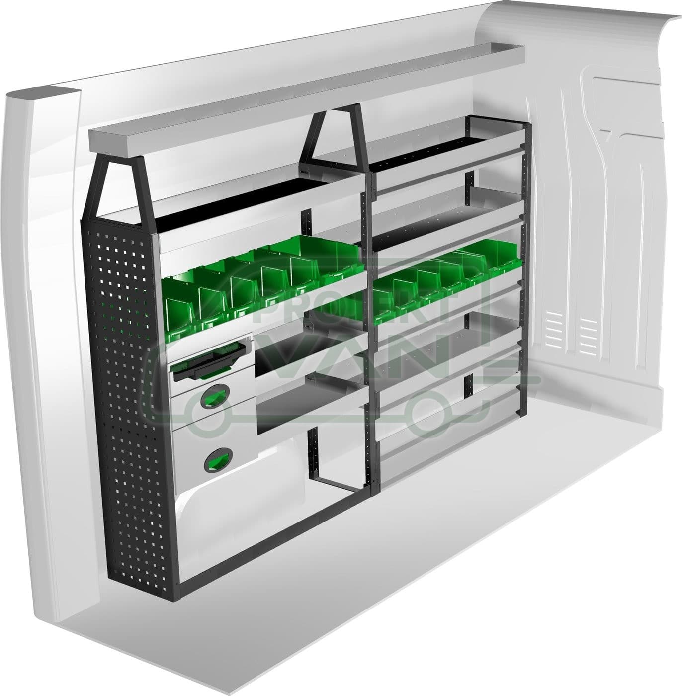 Zestaw modułów 2091 × 300 × 1515 mm — Edström (F40544)