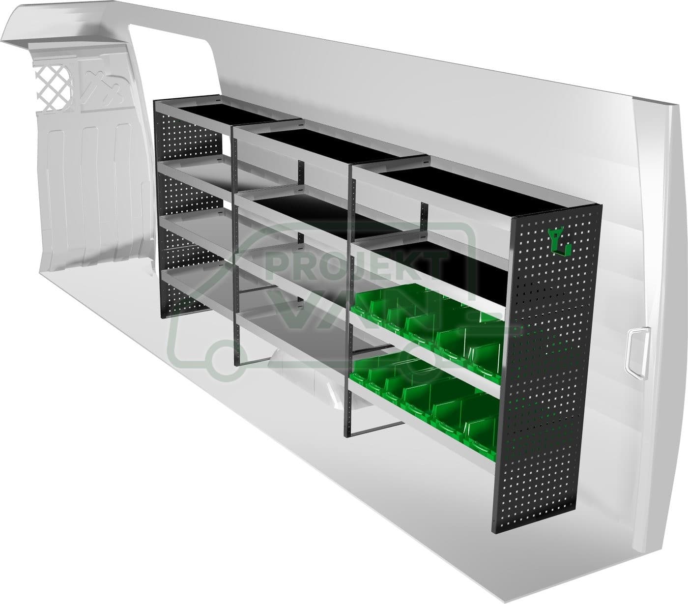 Zestaw modułów 3475 × 470 × 1440 mm — Edström (F41485)