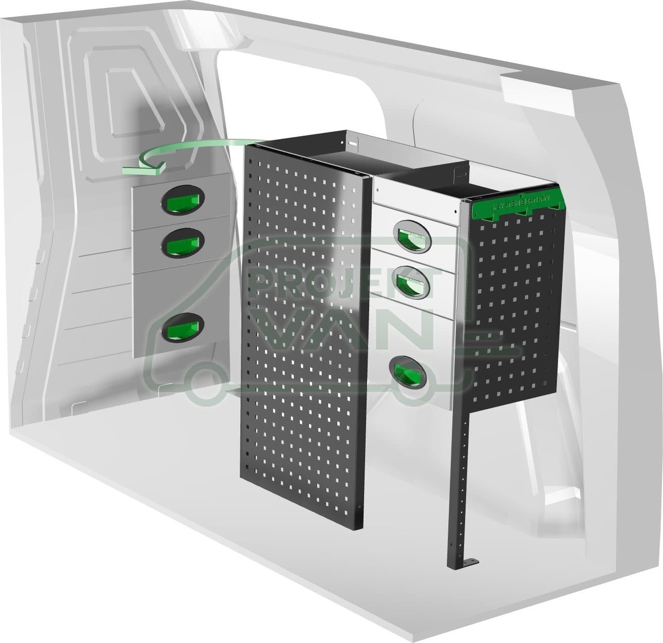 Zestaw modułów 804 × 300 × 890 mm — Edström (F42325) — widok 1