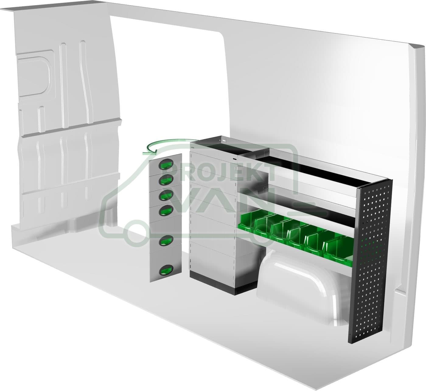 Zestaw modułów 1500 × 300 × 1000 mm — Edström (F45041) — widok 1