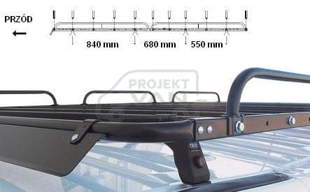 Platforma dachowa RENAULT MASTER III / OPEL MOVANO B ( 10-24 ) L1H1 / Nissan NV400 L1H1 ( 10- ) i Interstar II ( 22-24 ) L1H1 CRUZ EVO E28-158 — widok 3