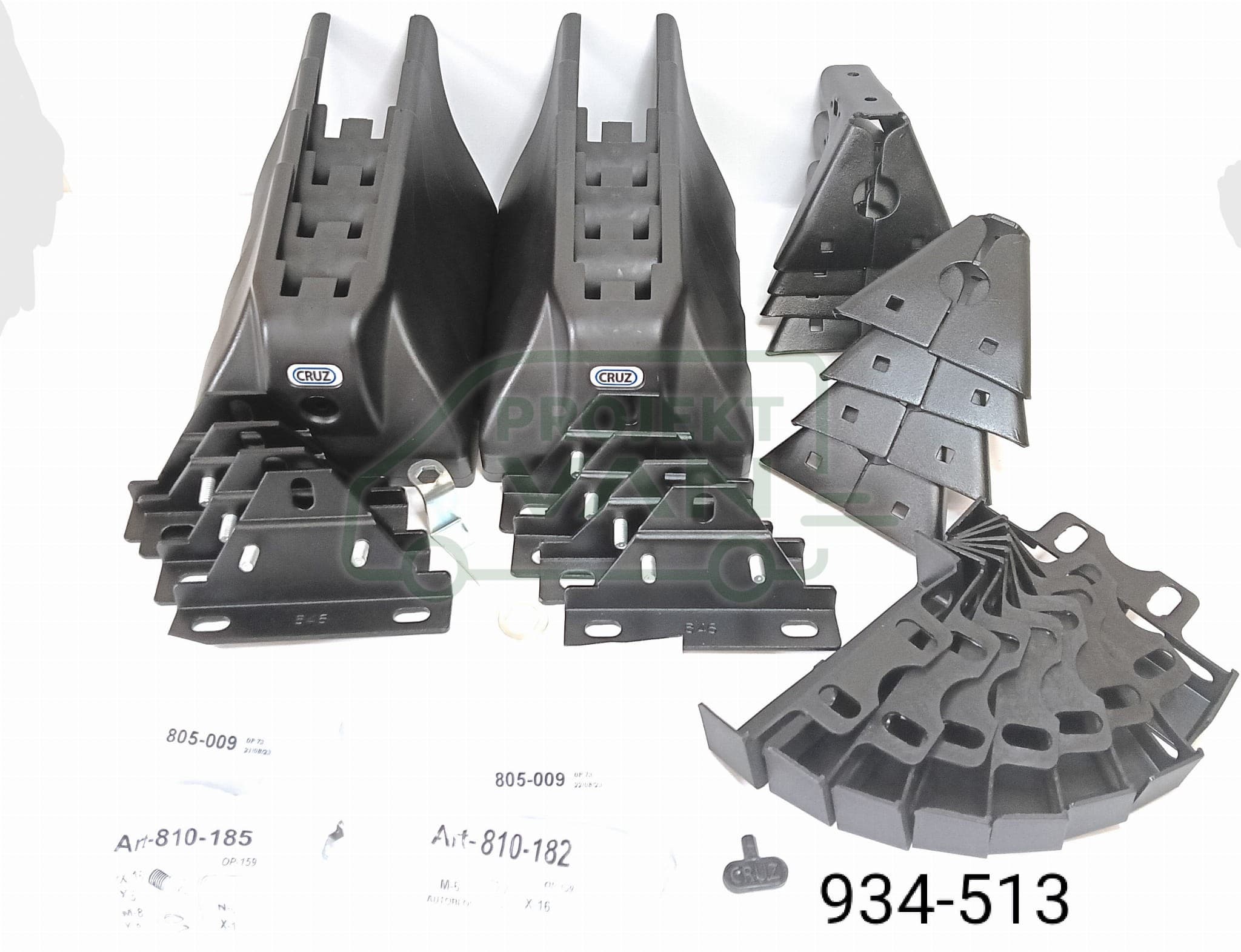 Aluminiowa platforma dachowa Renault Trafic III 14-/ Opel Vivaro II 14-19 / Fiat Talento II i Nissan NV300 16- i Primastar II 22- L1H2 CRUZ A23-158 — widok 5