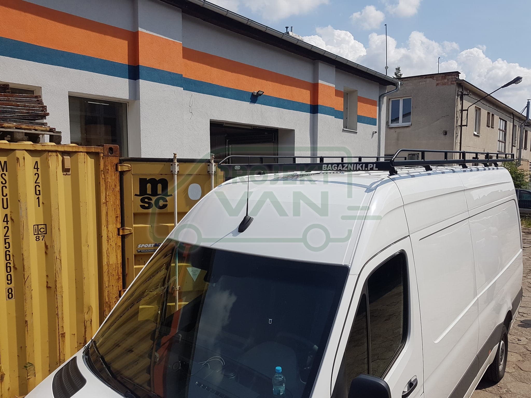 Platforma dachowa MAN TGE ( 17- ) i VW Crafter II ( 17- ) L5H3 CRUZ EVO E48-158 — widok 3