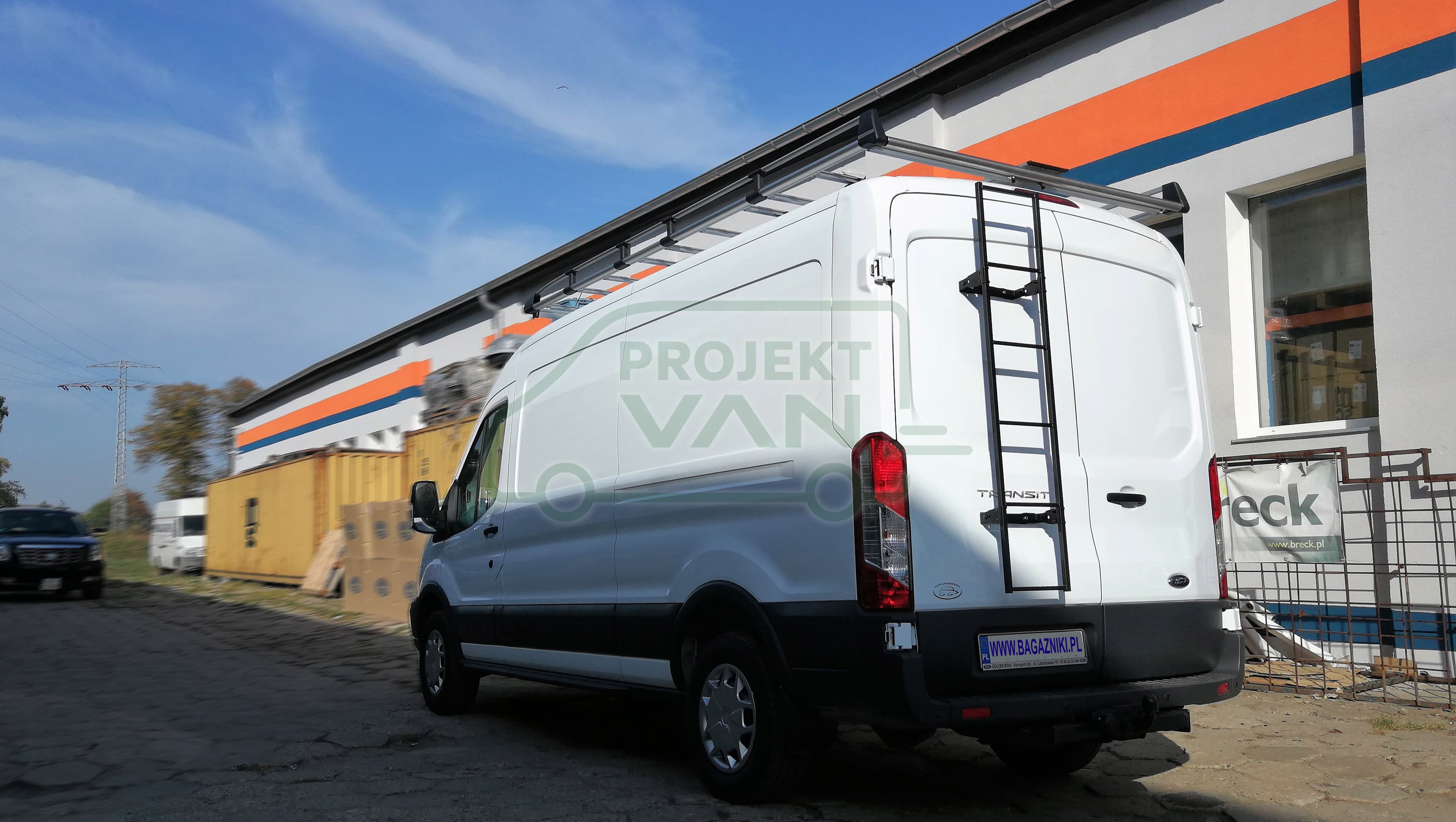 Aluminiowa platforma dachowa Ford Transit ( 14- ) L2H2 CRUZ A28-170 — widok 4