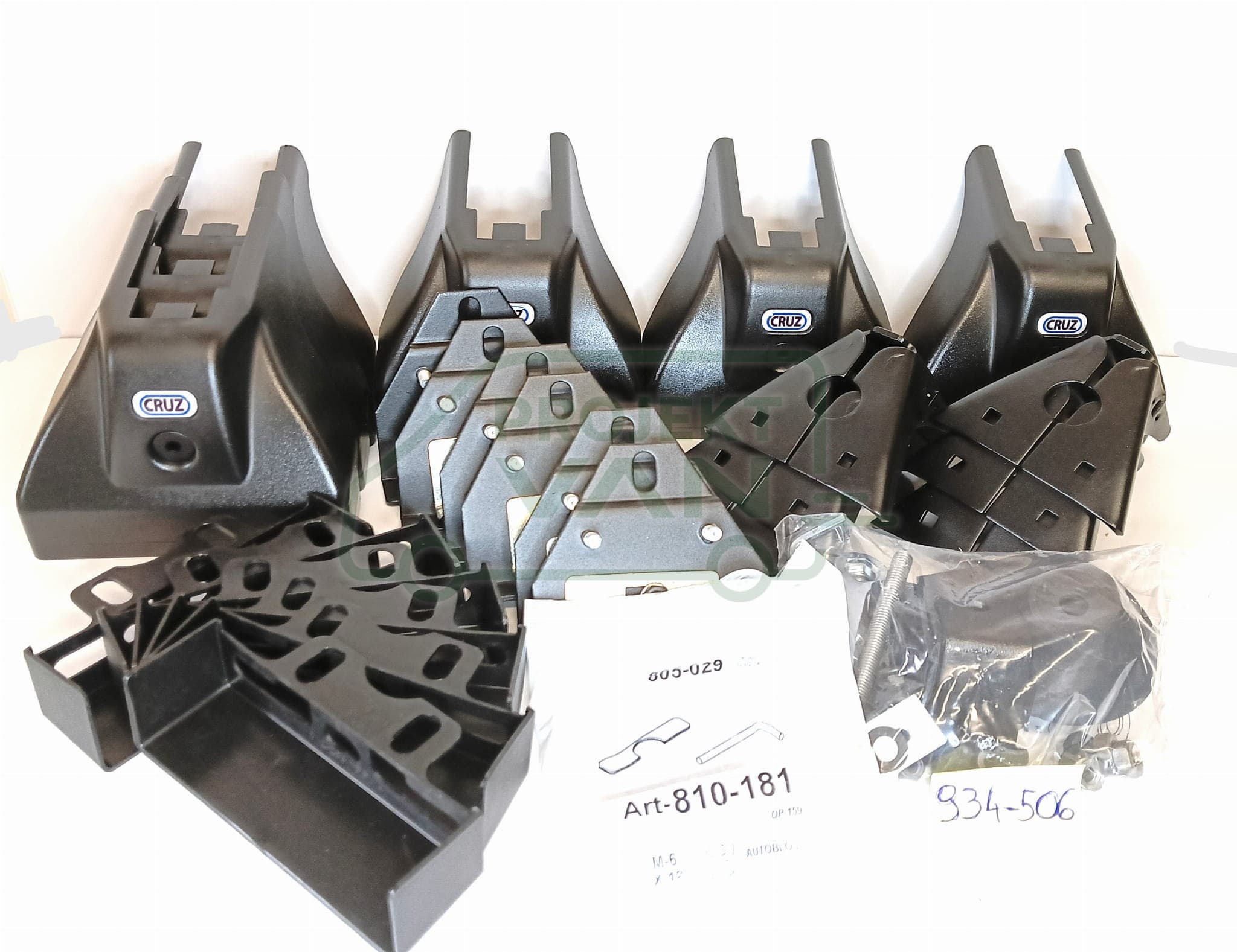 Platforma dachowa Citroen Jumper Fiat Ducato Peugeot Boxer ( 06-14, 14- ) i Opel Movano IV ( 21- ) L2H1 CRUZ EVO E34-158 ( wersje nadwozia L2H1 ) — widok 5