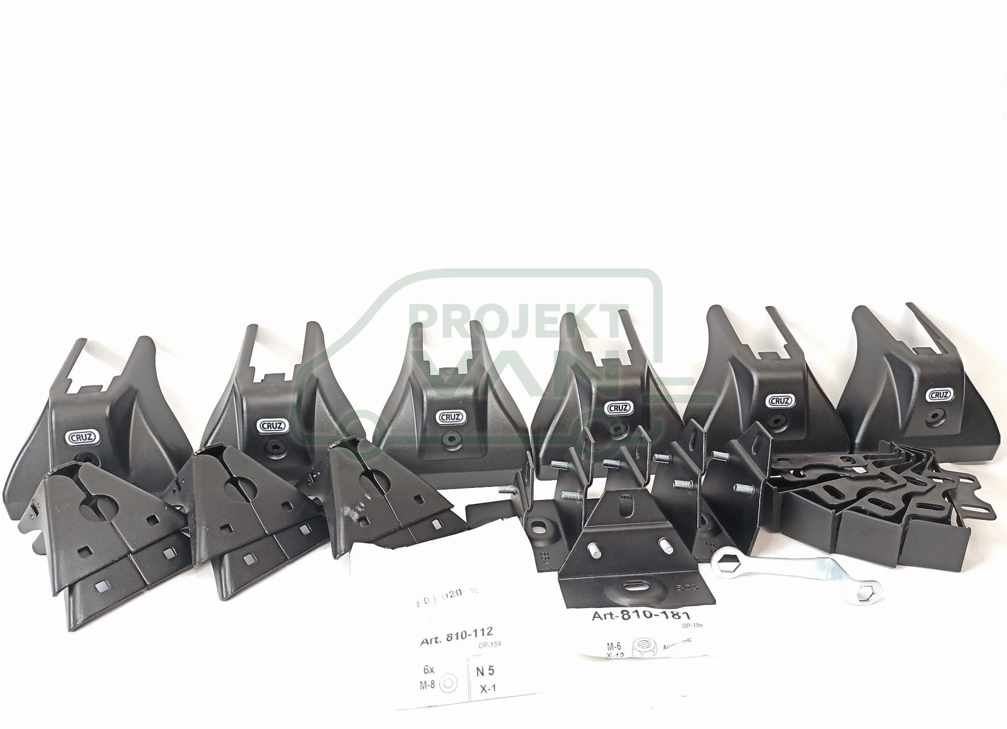 Aluminiowa platforma dachowa Citroen Berlingo III XL / Opel Combo E L2 / Peugeot Partner III i Rifter L2 ( 18- ) / Toyota Proace City I L2 i Proace City I Verso L2 ( 19- ) / Fiat Doblo XL ( 22- ) bez relingów CRUZ EVO RACK ALU A23-126 — widok 3