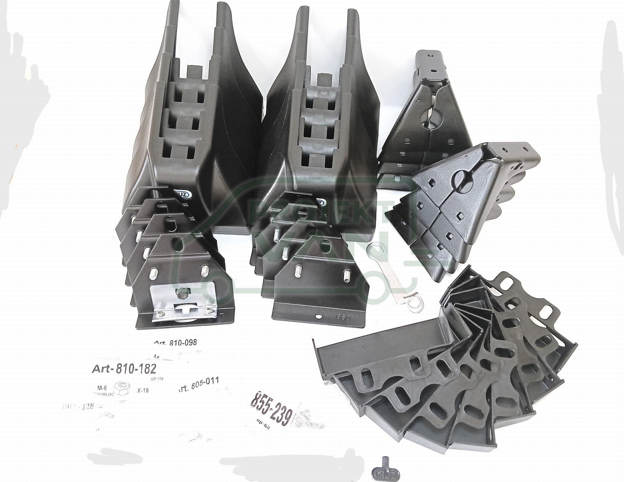 Aluminiowa platforma dachowa Iveco Daily 3520/H2 10,8m3 - 2 punkty montażowe ( 14- ) CRUZ EVO RACK ALU A30-140 — widok 5