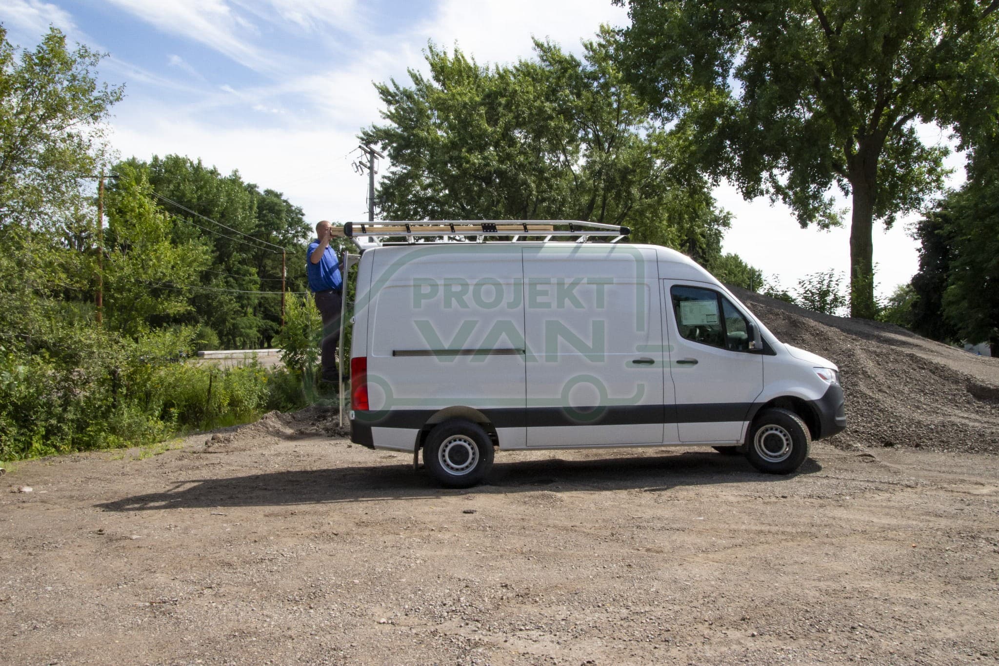 Aluminiowa drabinka na tylne drzwi Citroen Jumpy III Peugeot Expert III Opel Vivaro C Toyota ProAce II ( 16- ) / Fiat Scudo III ( 22- ) H1 — widok 4