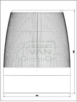 Lampa ostrzegawcza STROBOS LED SPIRIT — widok 3