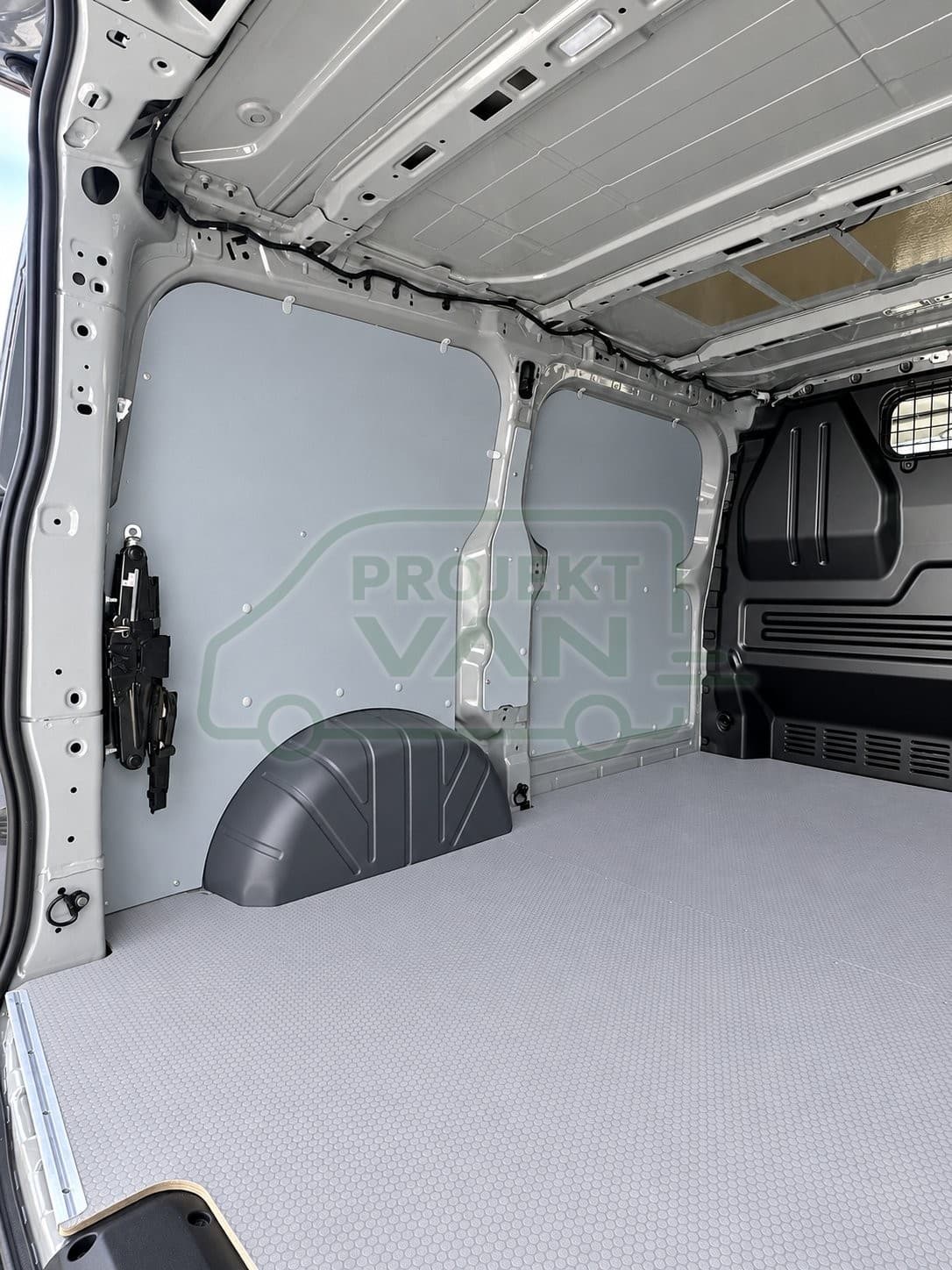 Podłoga ze sklejki z warstwą antypoślizgową – Szara – Ford Transit Custom L1H1 3100 — widok 3