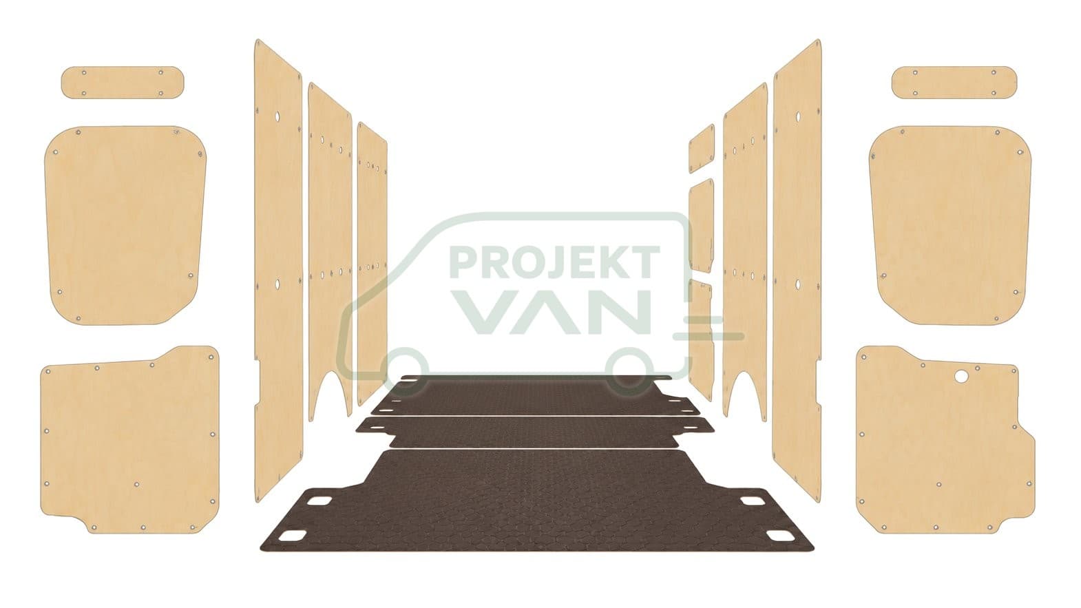 Podłoga ze sklejki z warstwą antypoślizgową – Brązowa – Iveco Daily 14 L3H2 4100 16 m3 — widok 5