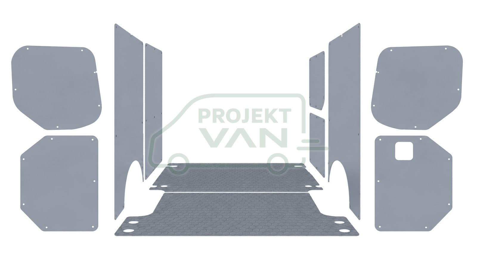 Podłoga ze sklejki z warstwą antypoślizgową – Szara – Mercedes Sprinter W907 L2H1/H2 3665 — widok 5